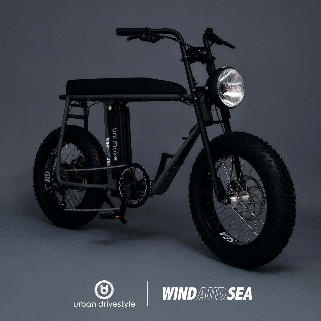 The Urban Drivestyle × WIND AND SEA Unimoke MK collaboration e-bike