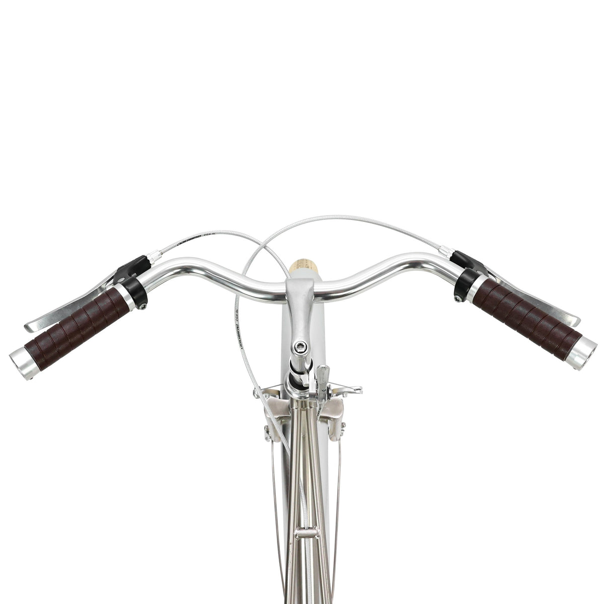 Mixte26 Lite — 9-Speed Step-Through City Bike — Handlebar, front view