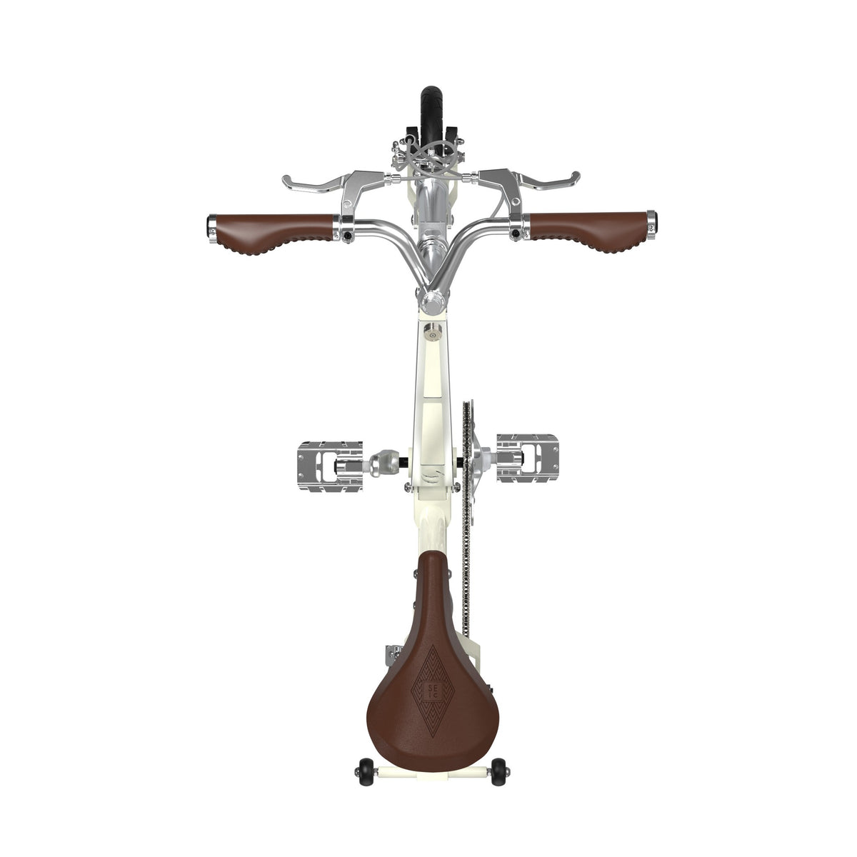 SEic CarryMe Classic Lite — 8-Inch Folding Bike — Top view