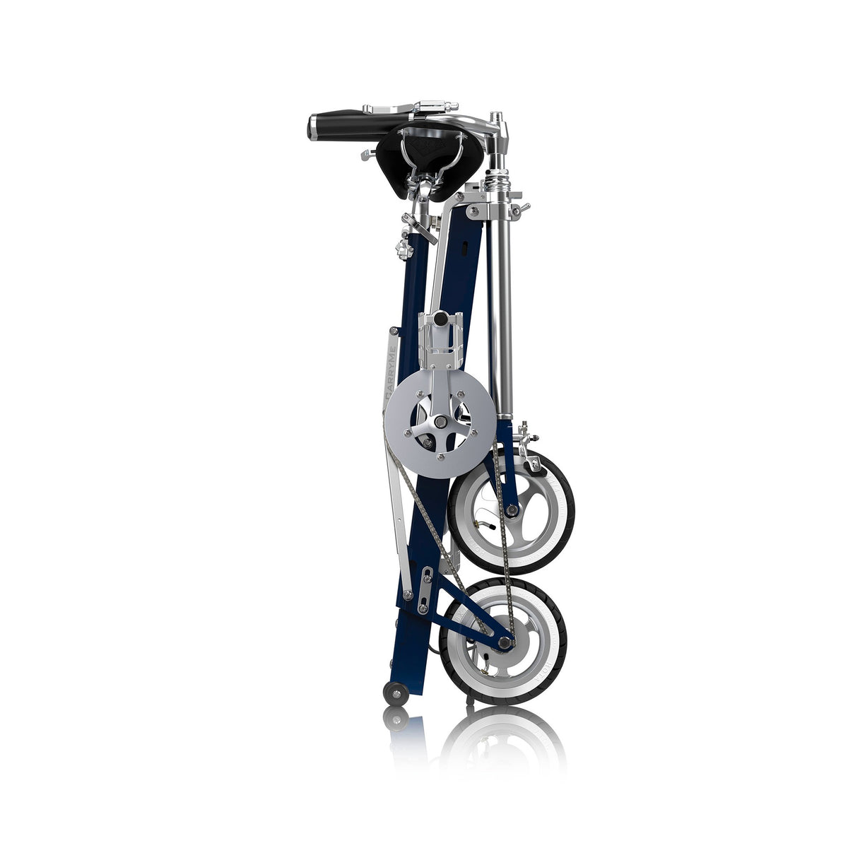 SEic CarryMe Classic Lite — 8-Inch Folding Bike — Folded, side view