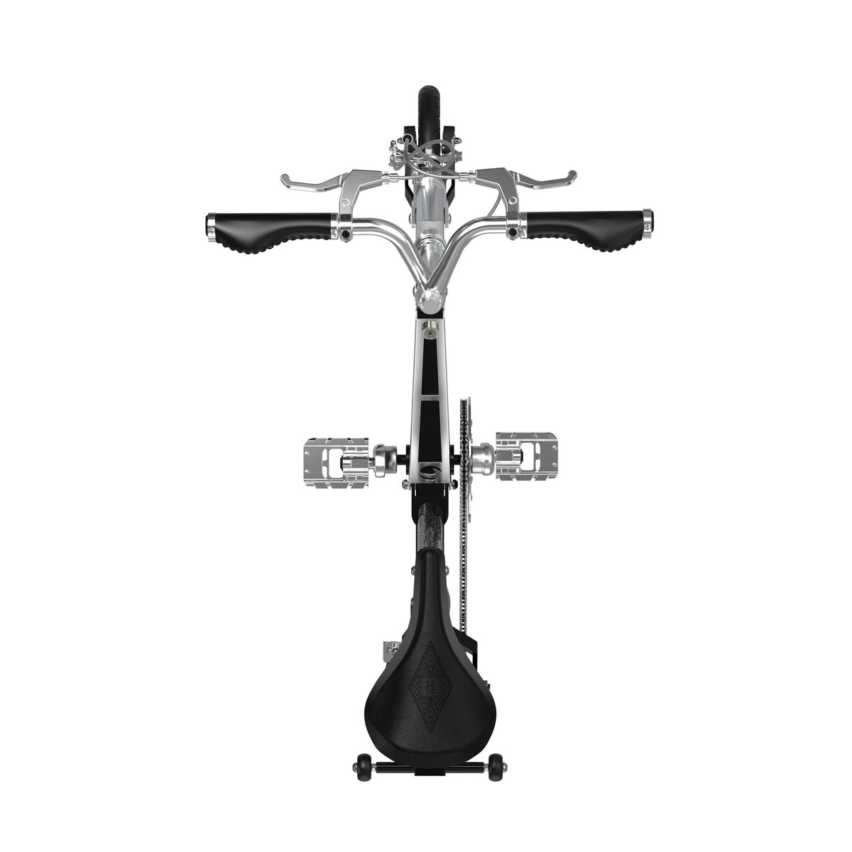 SEic CarryMe Premium Lite — 8-Inch Folding Bike — Top view