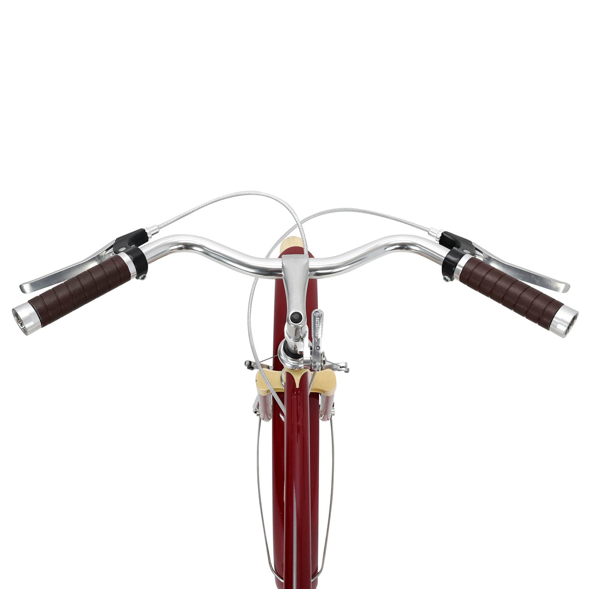 Rando26 Lite — 9-Speed Steel Touring Bike — Handlebar, front view