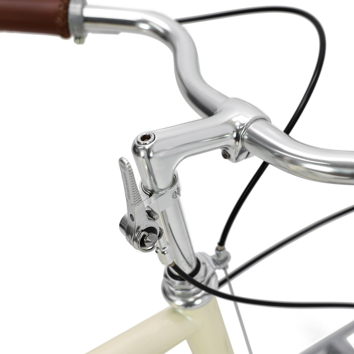 miniQ Lite — 16-Inch 9-Speed Detachable-Frame Bike — Stem and handlebar clamp