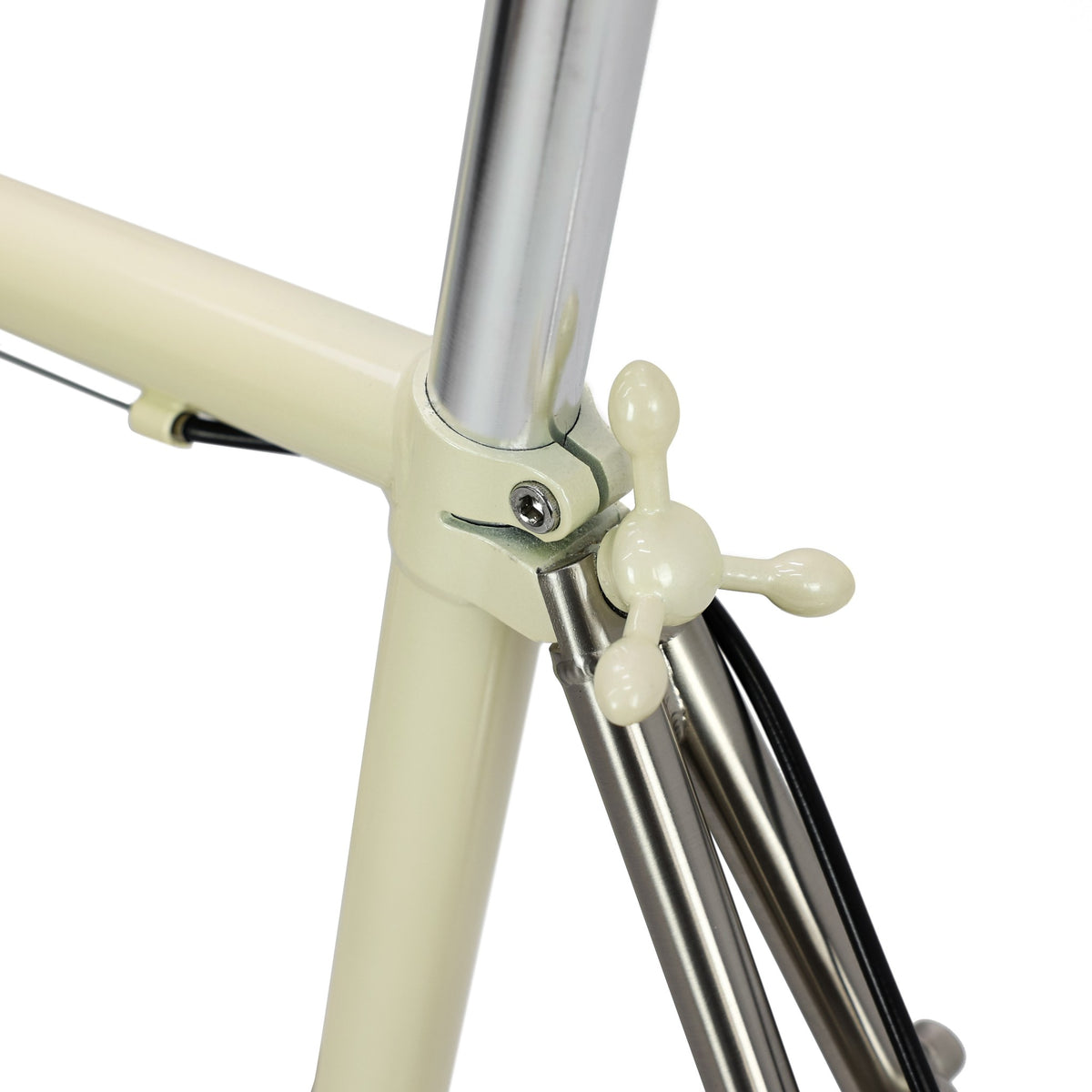 miniQ Lite — 16-Inch 9-Speed Detachable-Frame Bike — Seat tube clamp detail