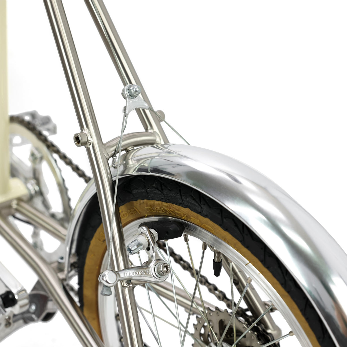 miniQ Lite — 16-Inch 9-Speed Detachable-Frame Bike — Rear fender and brake