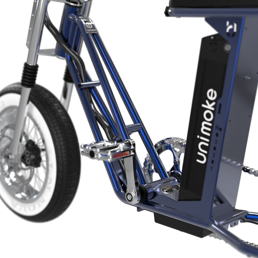 Unimoke miniswing Clear Coat Sapphire blue, detail 6