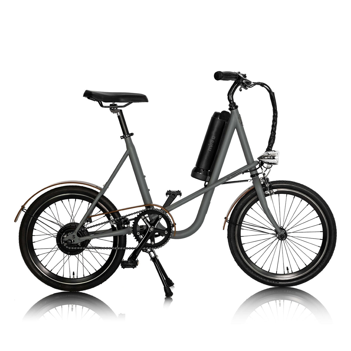 miniu Mountain Cat Quartz grey, side profile