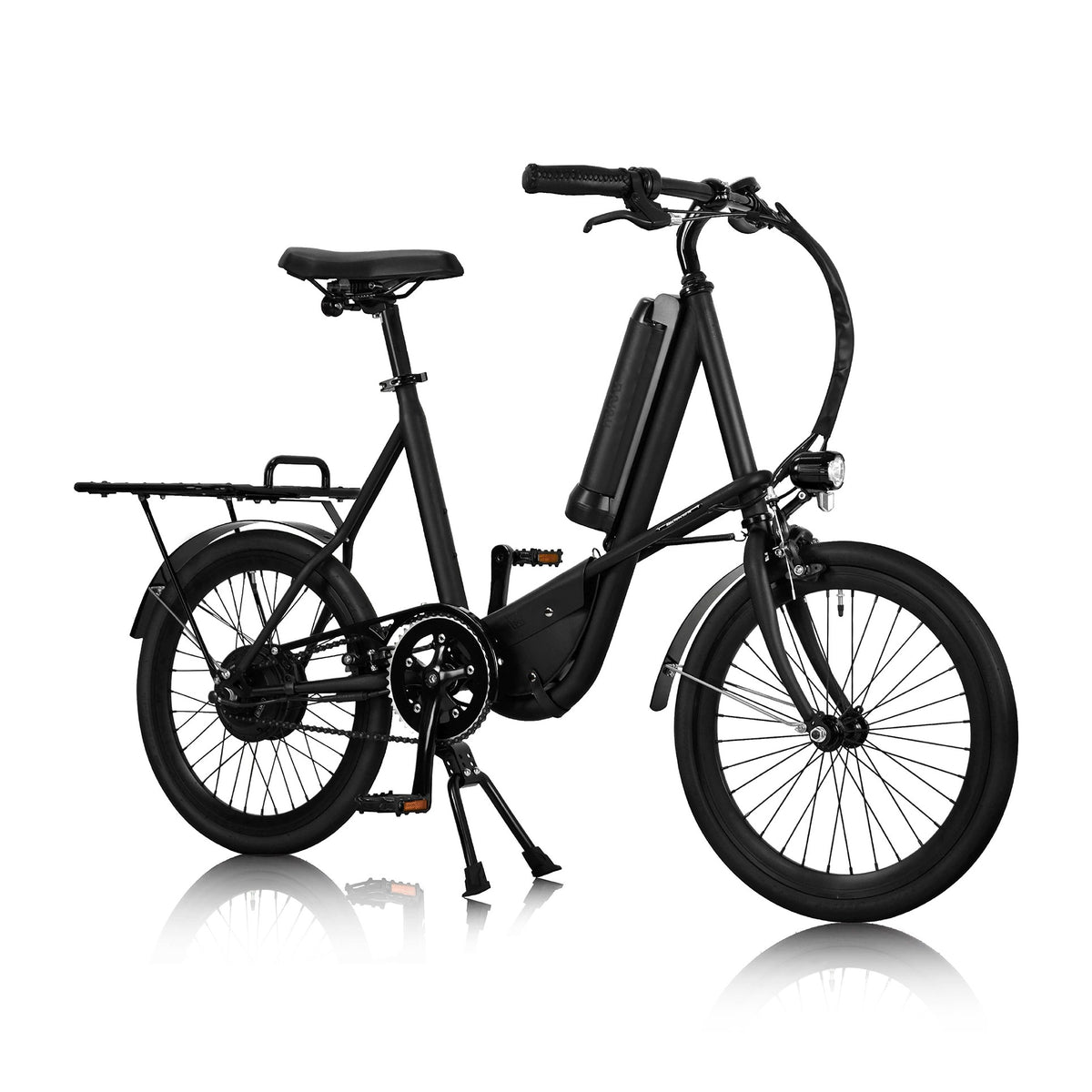 miniu Premium Matte black, front three-quarter view
