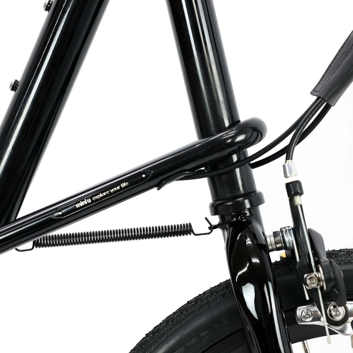 miniu Lite — 20-Inch 7-Speed Mini Velo — Frame and rear brake detail