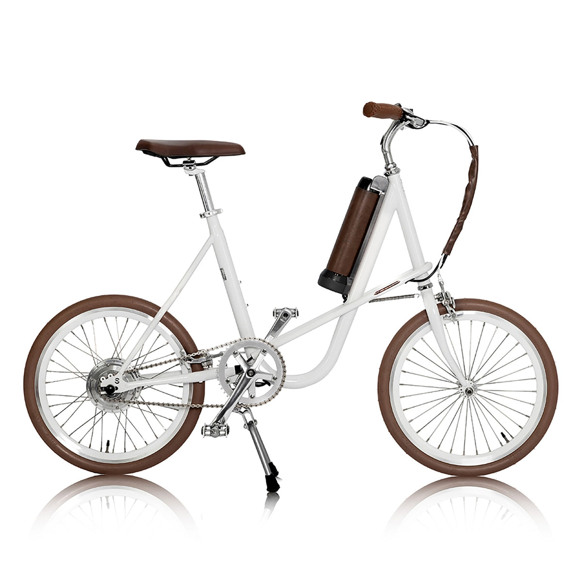 miniu Pearl white, side profile