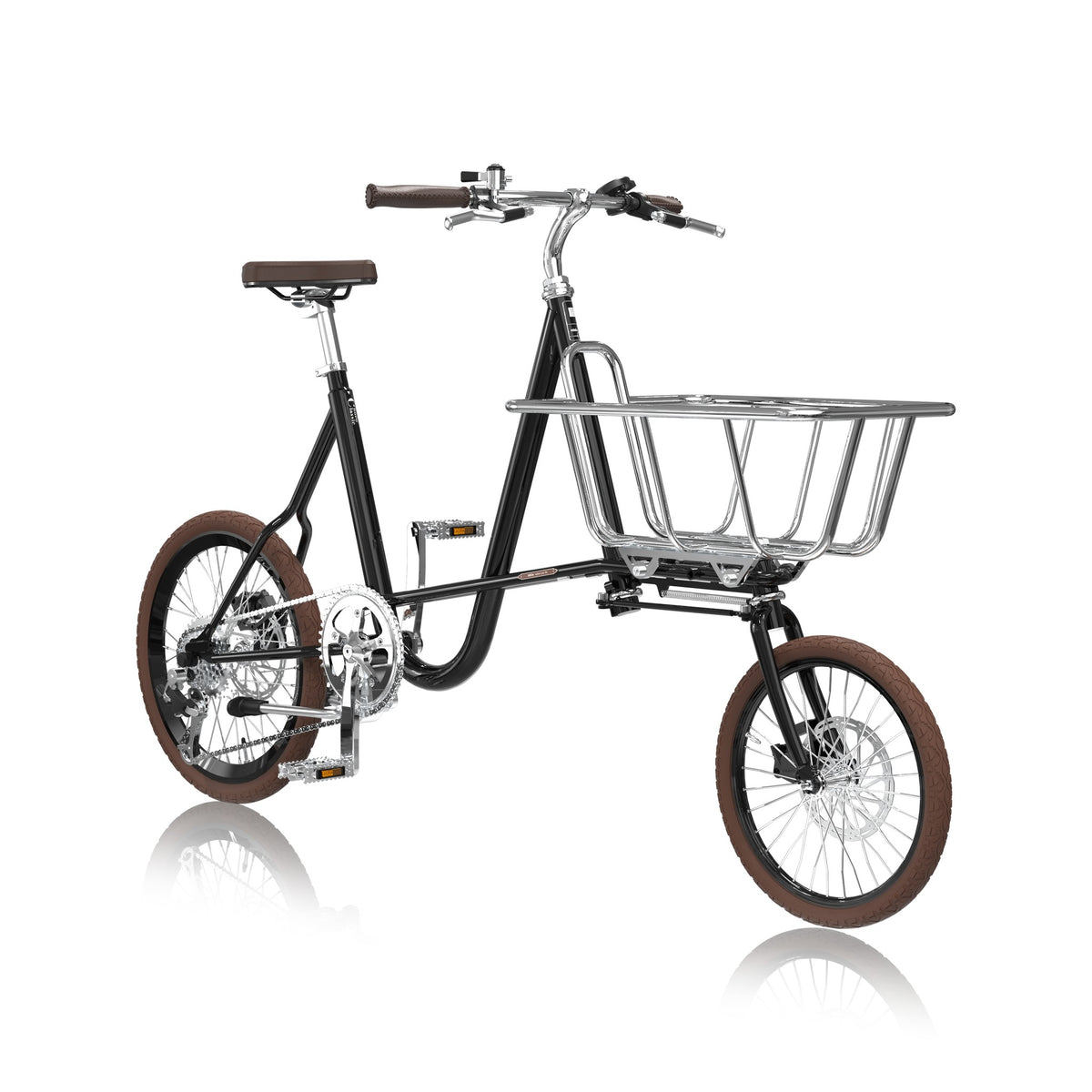miniute Lite — 7-Speed Cargo Bike — Front three-quarter view