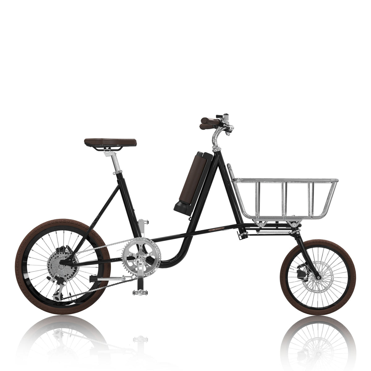 miniute — 7-Speed Electric Cargo Bike — Side profile