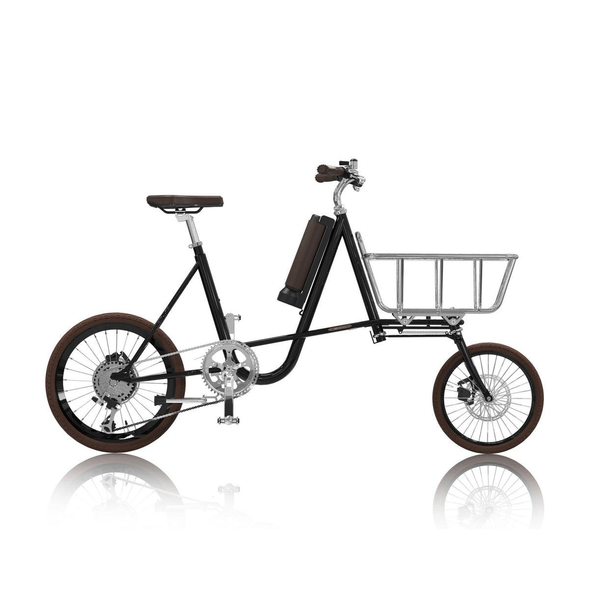 miniute — 7-Speed Electric Cargo Bike — Side profile