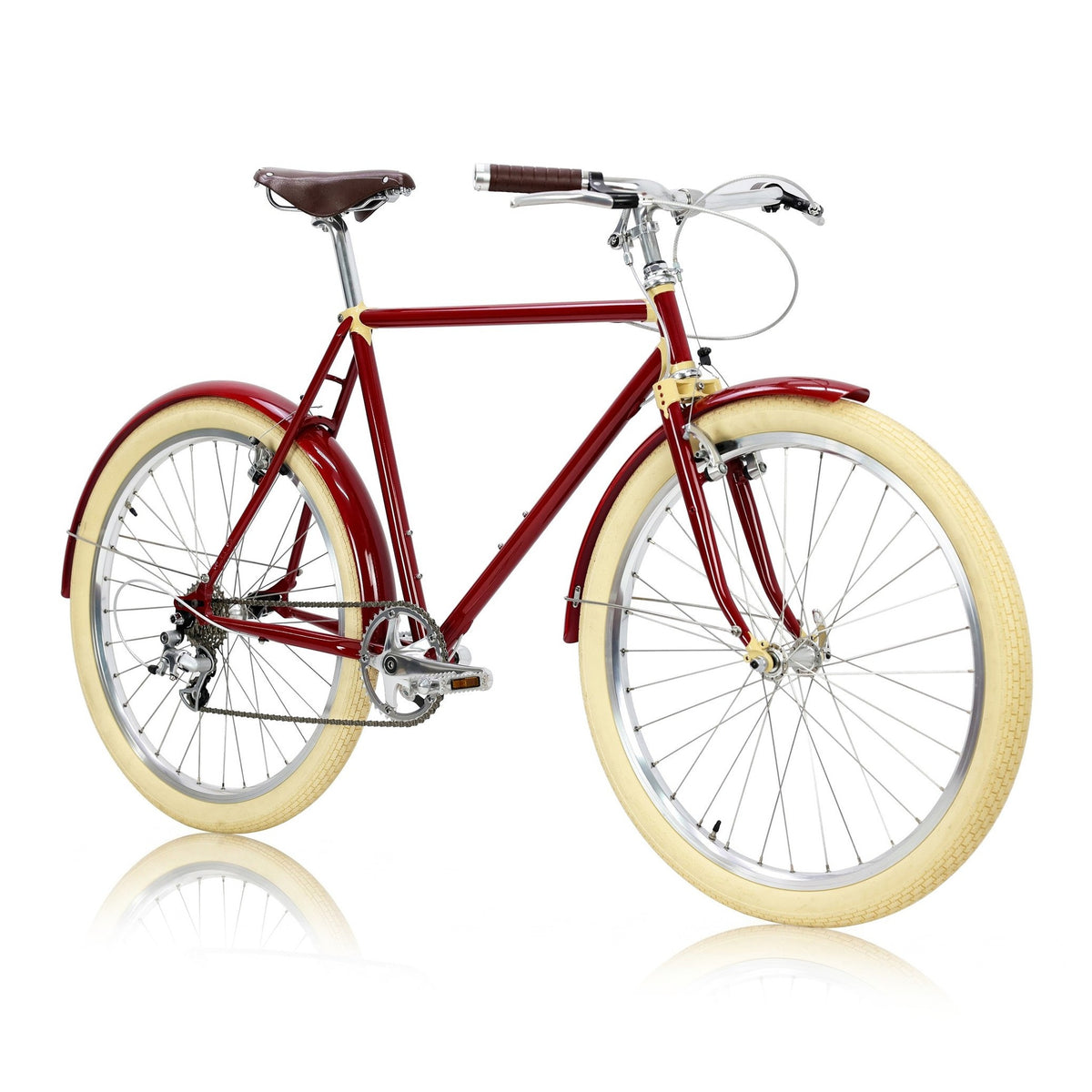 Rando26 Lite — 9-Speed Steel Touring Bike — Front three-quarter view