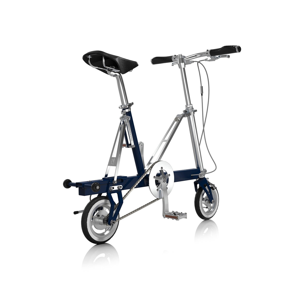 SEic CarryMe Classic Lite — 8-Inch Folding Bike — Rear three-quarter view