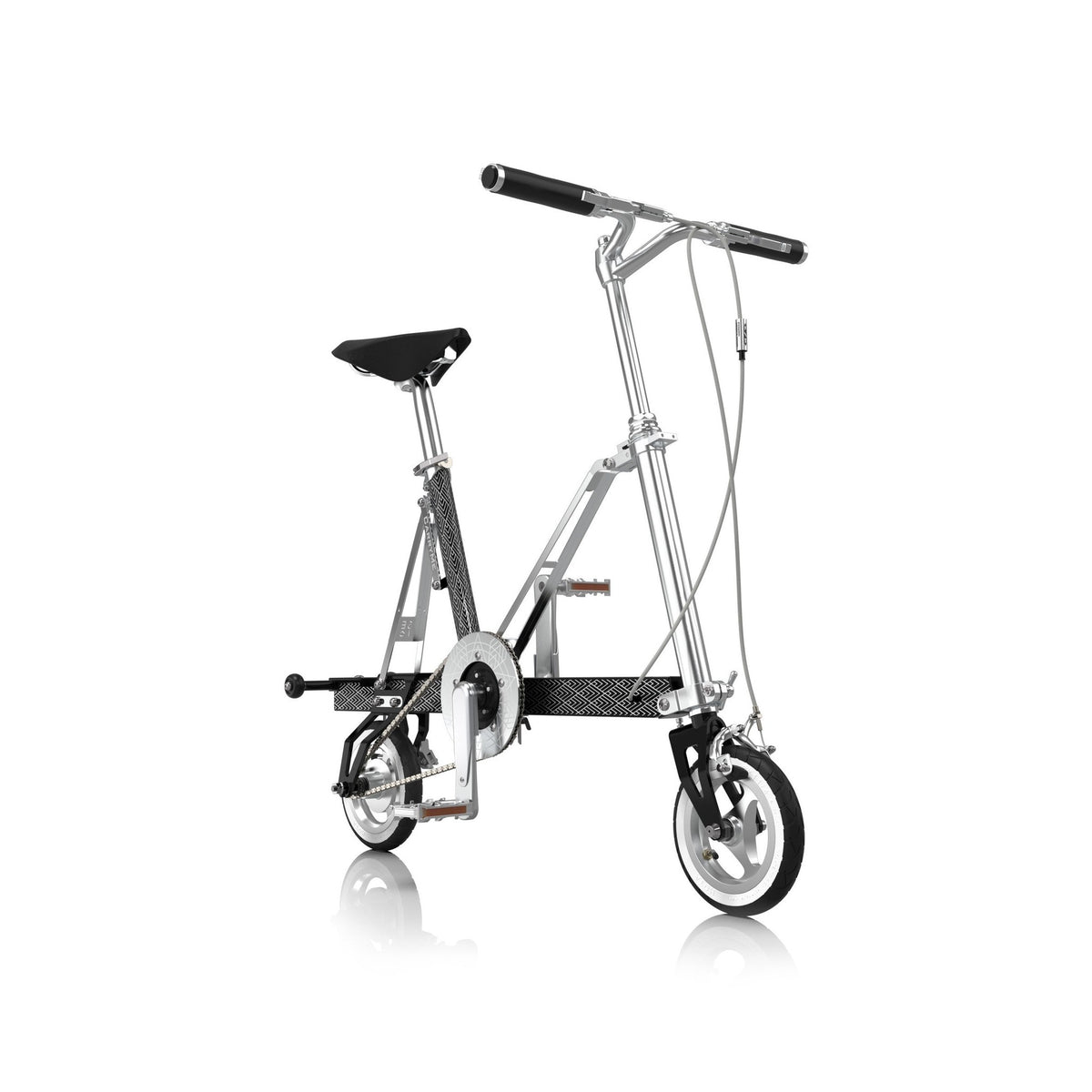 SEic CarryMe Premium Lite — 8-Inch Folding Bike — Front three-quarter view