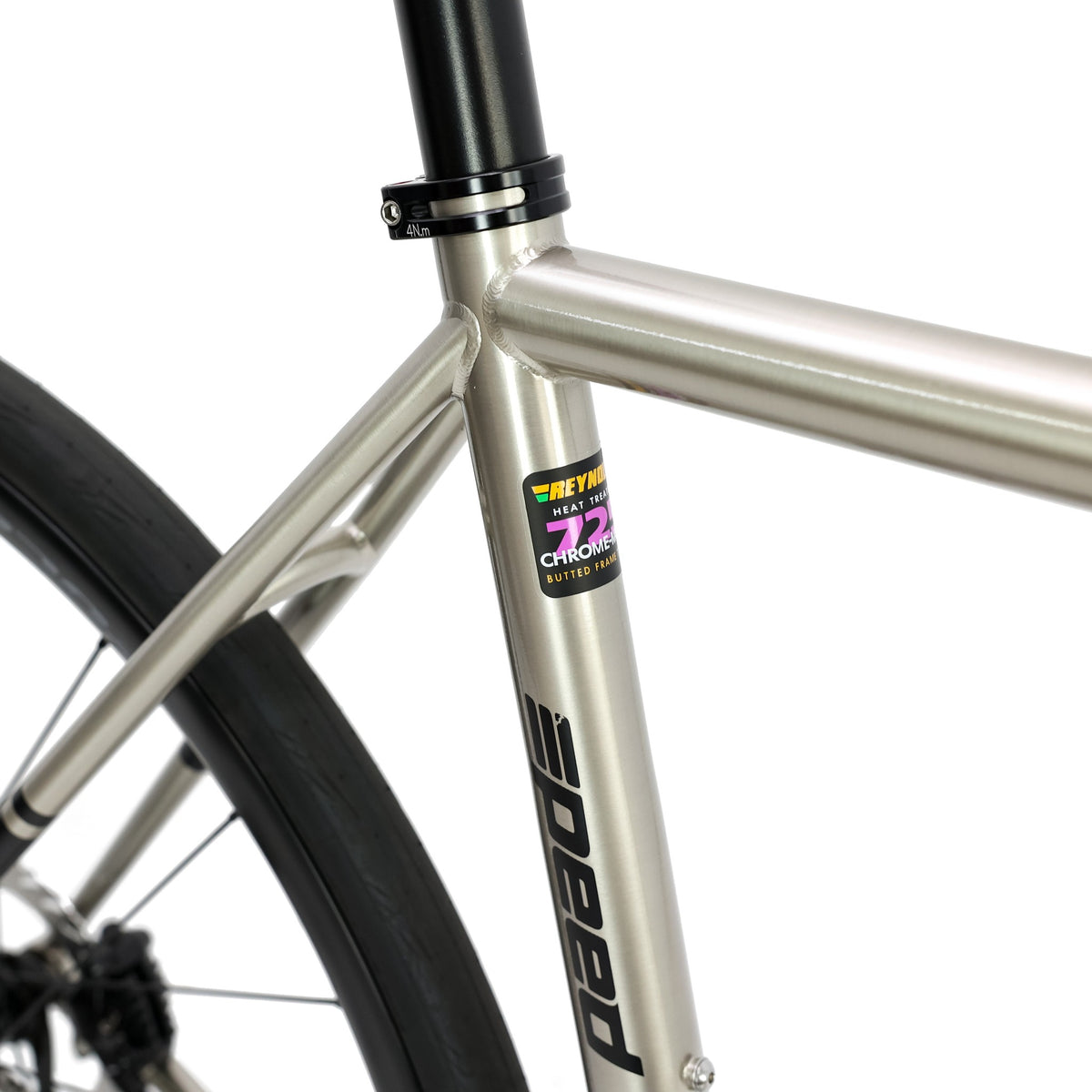 Sport Road Lite — 12-Speed Reynolds 725 Road Bike — Seat tube decal and rear triangle