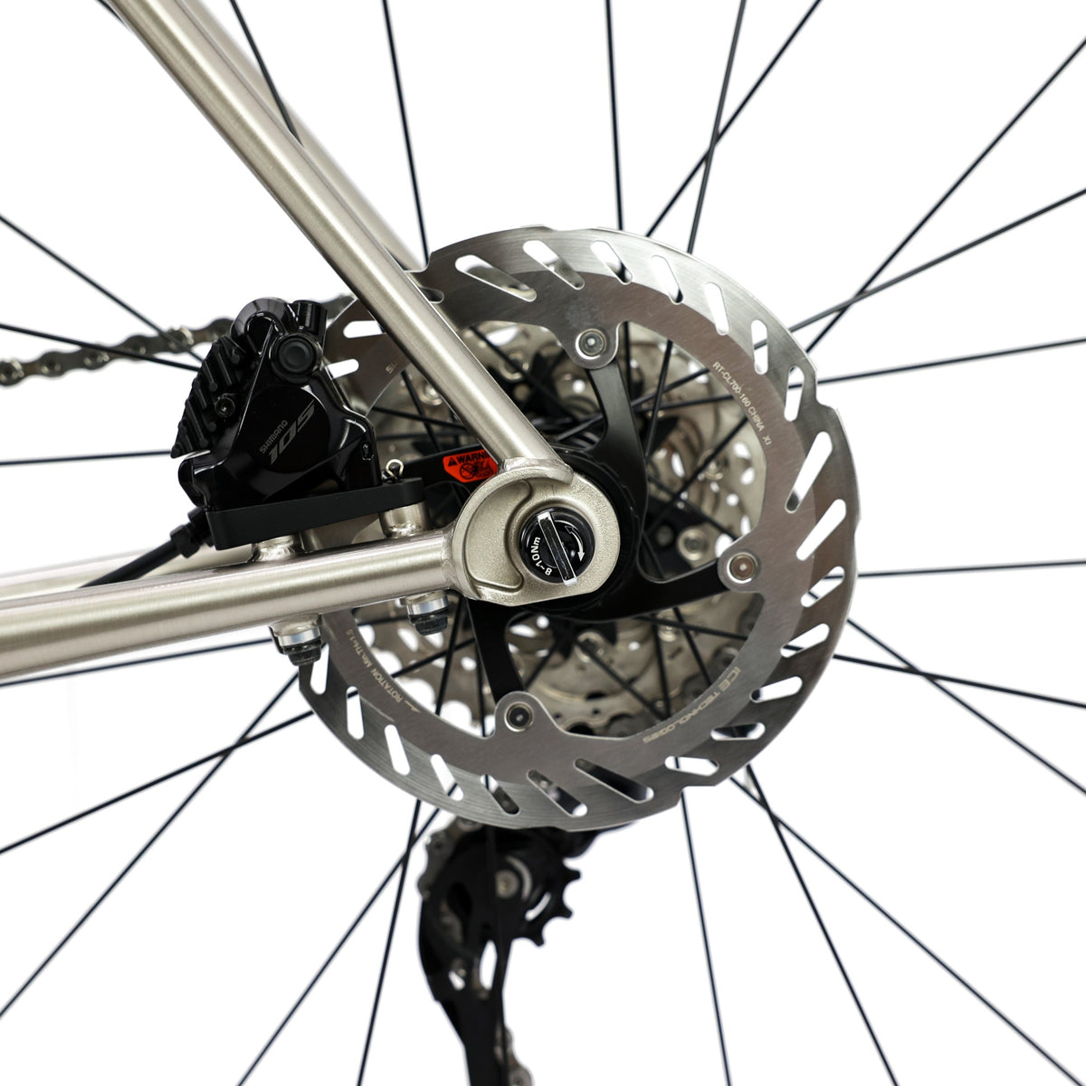 Sport Road Lite — 12-Speed Reynolds 725 Road Bike — Rear disc brake and derailleur