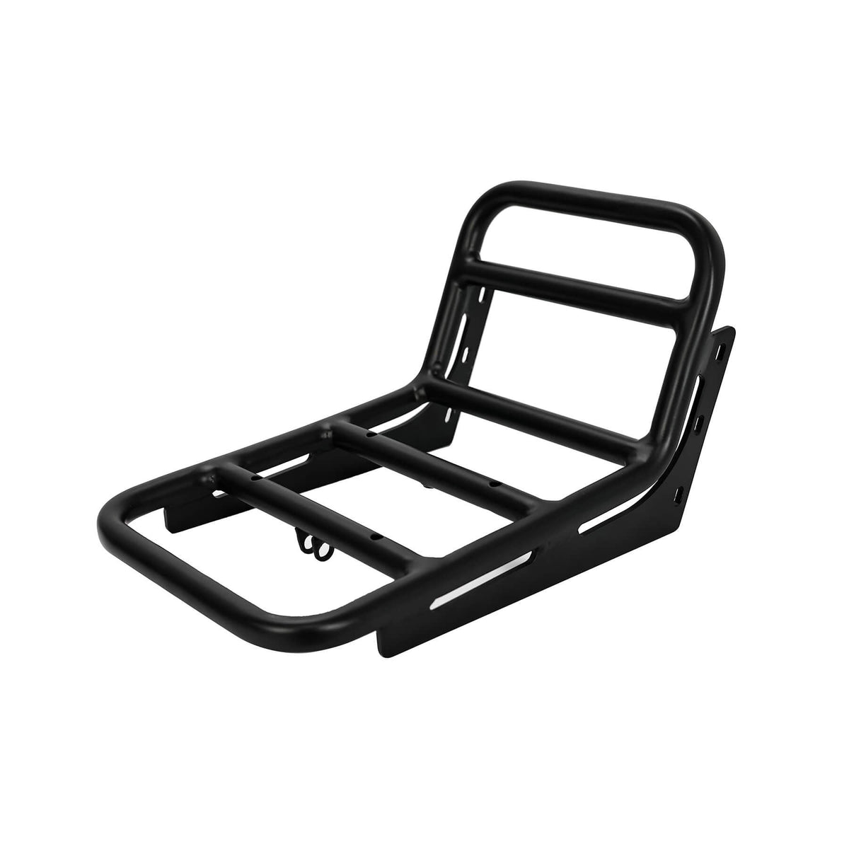 UD front rack with light mount — Black