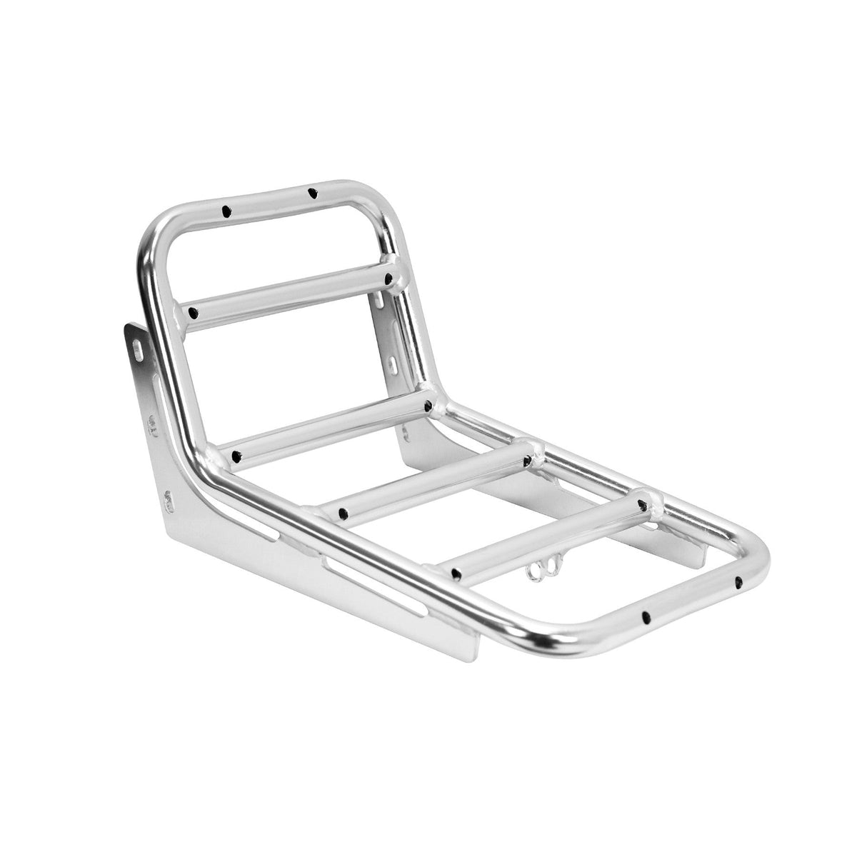 UD front rack with light mount — Silver