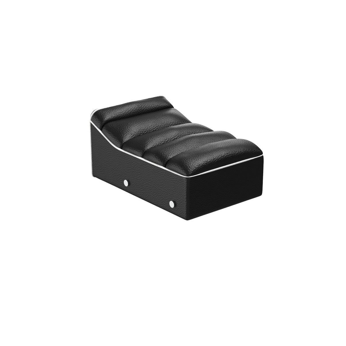UD riveted extension rear seat — Black