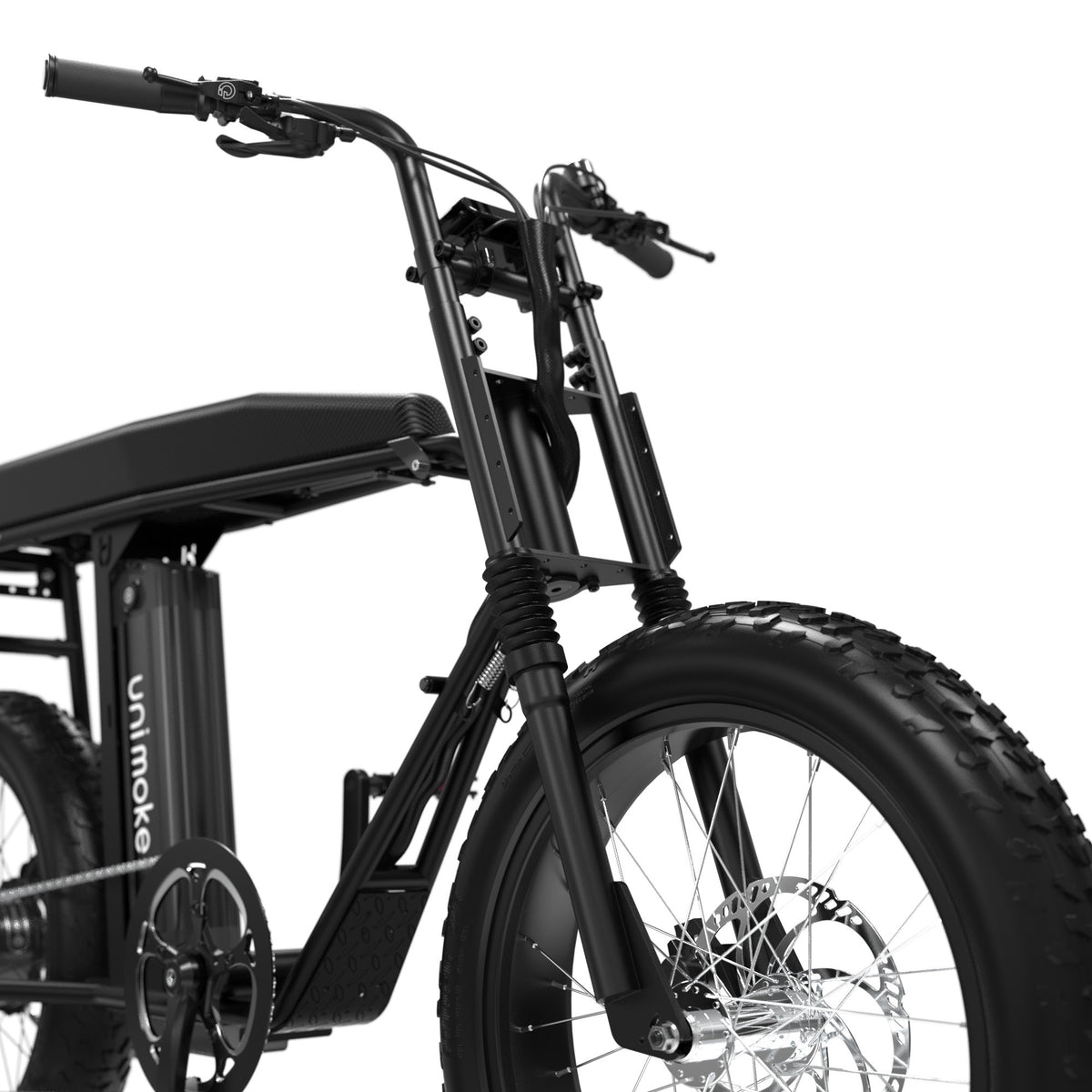 UD suspension fork set — Matte black
