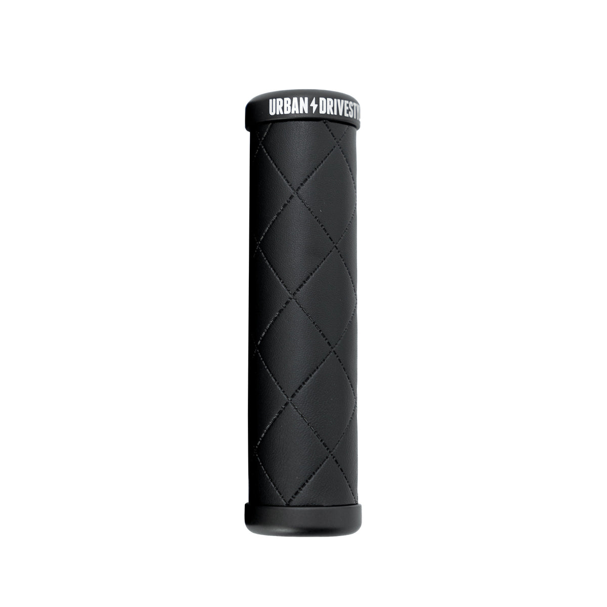 UD vintage diamond-stitch grips — Black