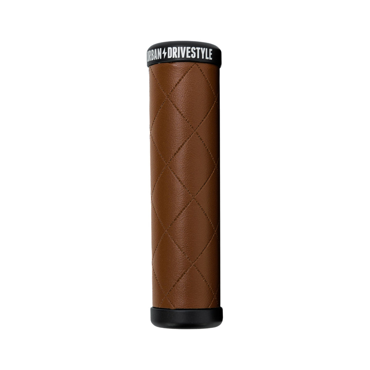 UD vintage diamond-stitch grips — Brown