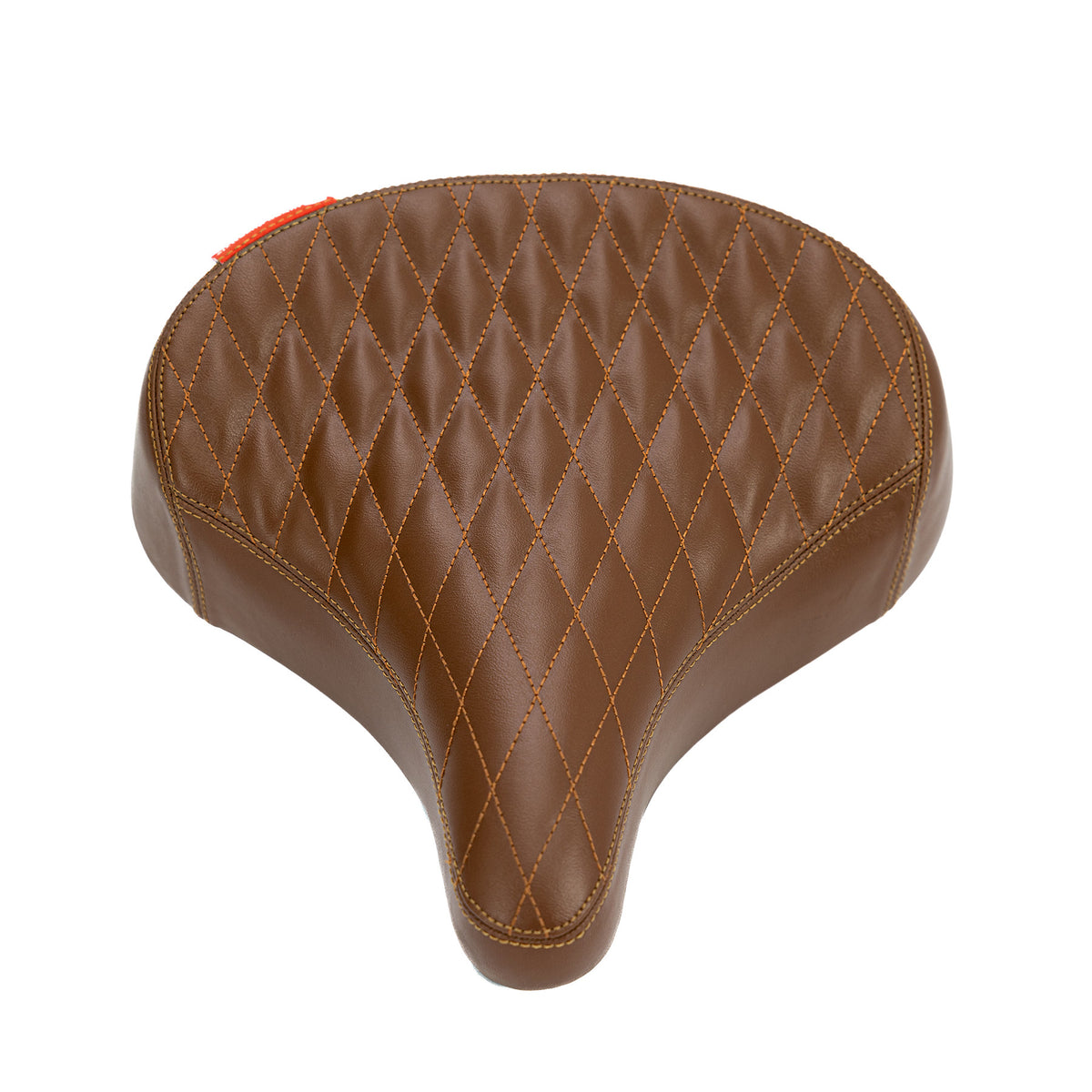 UDX leather saddle with suspension — Brown