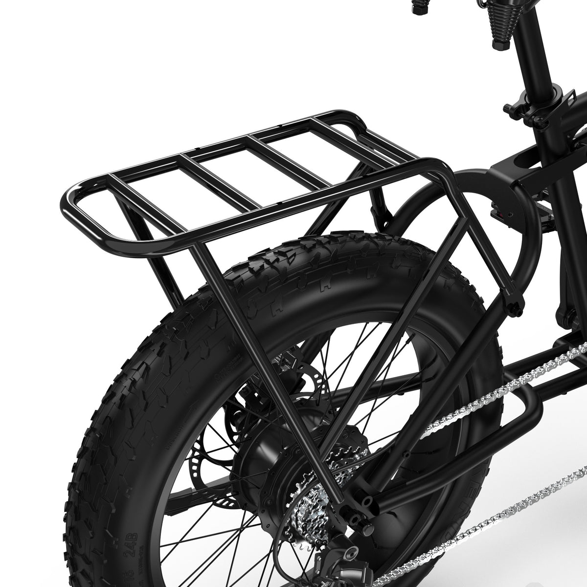 UDX rear rack — Pearl black