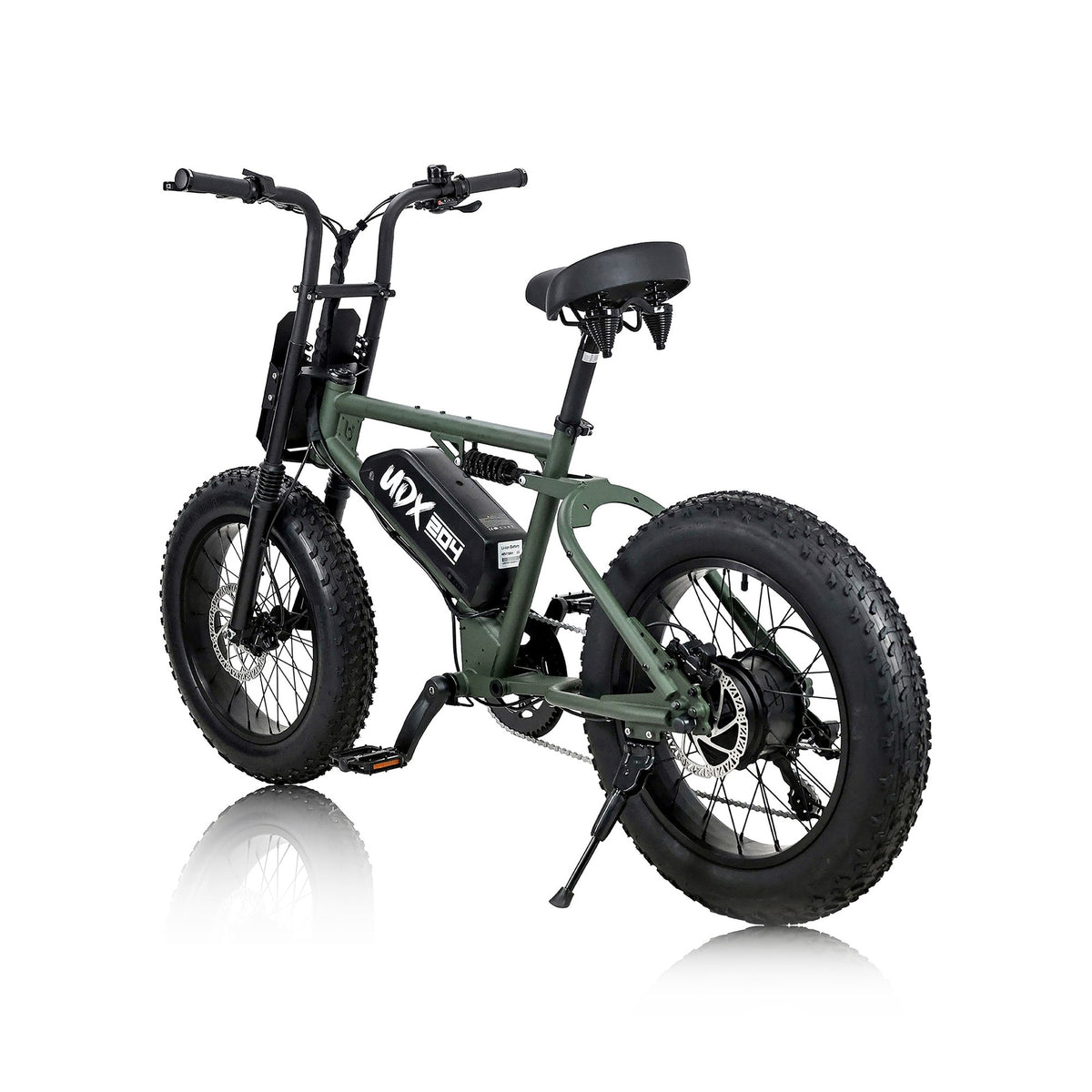 UDX Army green, rear three-quarter view