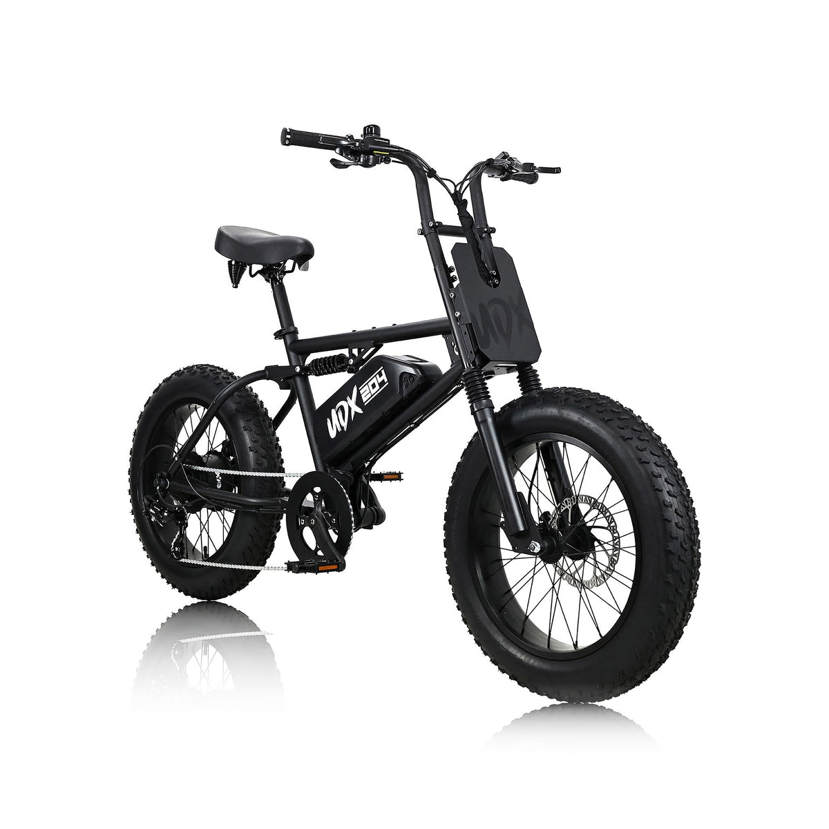 UDX Matte black, front three-quarter view