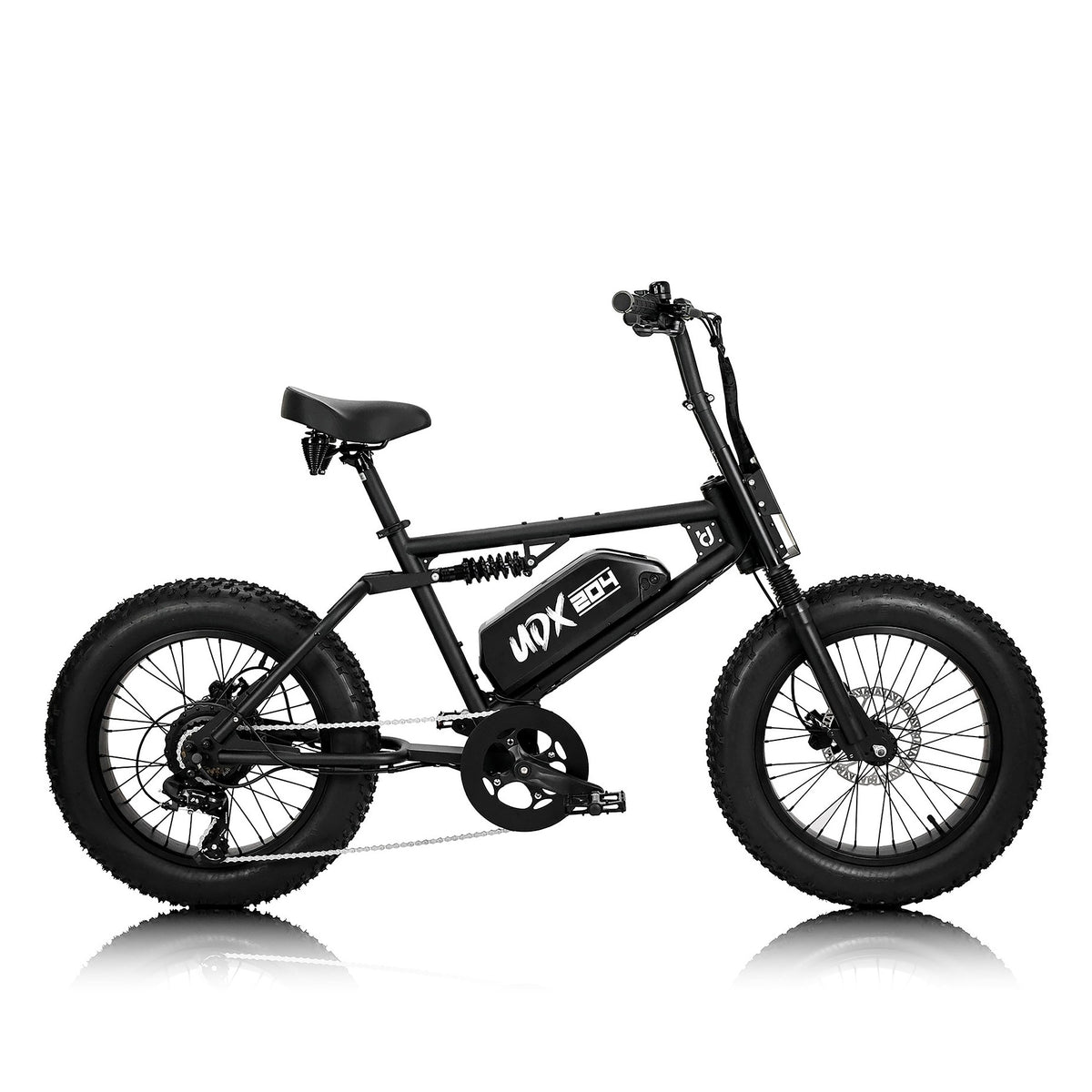 UDX Matte black, side profile