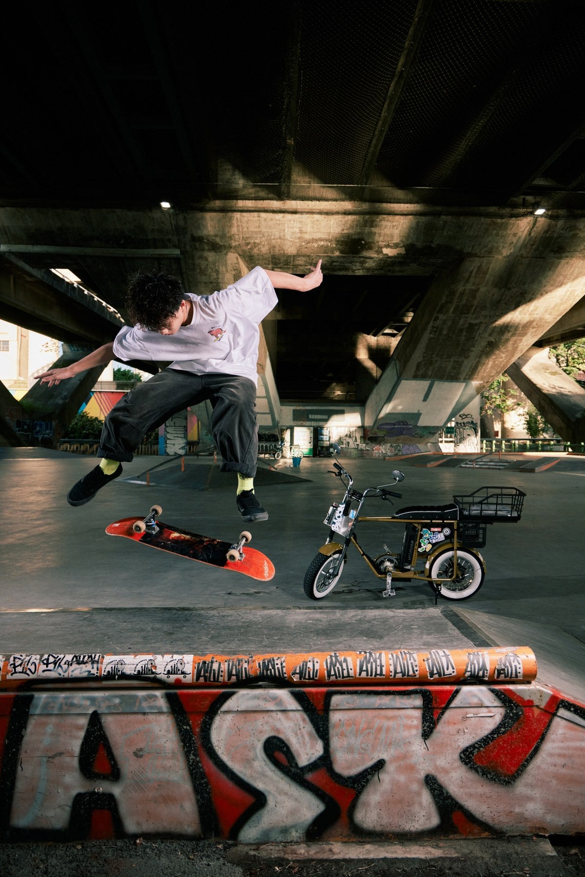 Unimoke '70 series, skate park ready