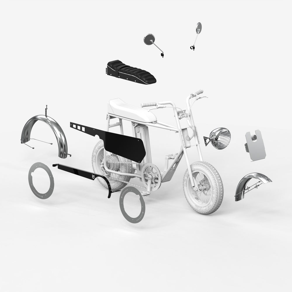 Unimoke minibike Modular accessory system