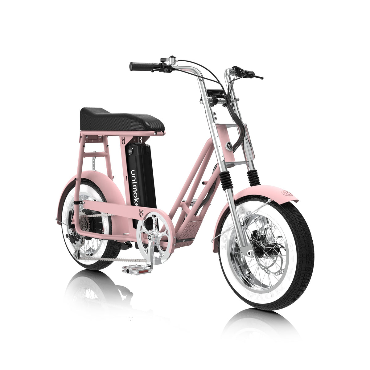 Unimoke miniswing '70 Bubble, front three-quarter view
