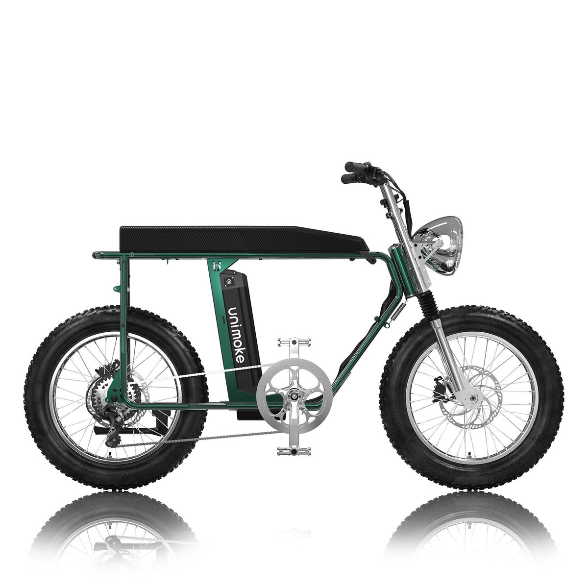 Unimoke MK Clear Coat Beetle green, side profile