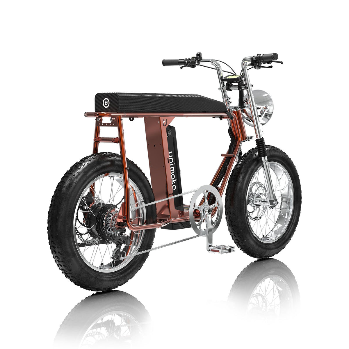 Unimoke MK Clear Coat Flame orange, rear three-quarter view