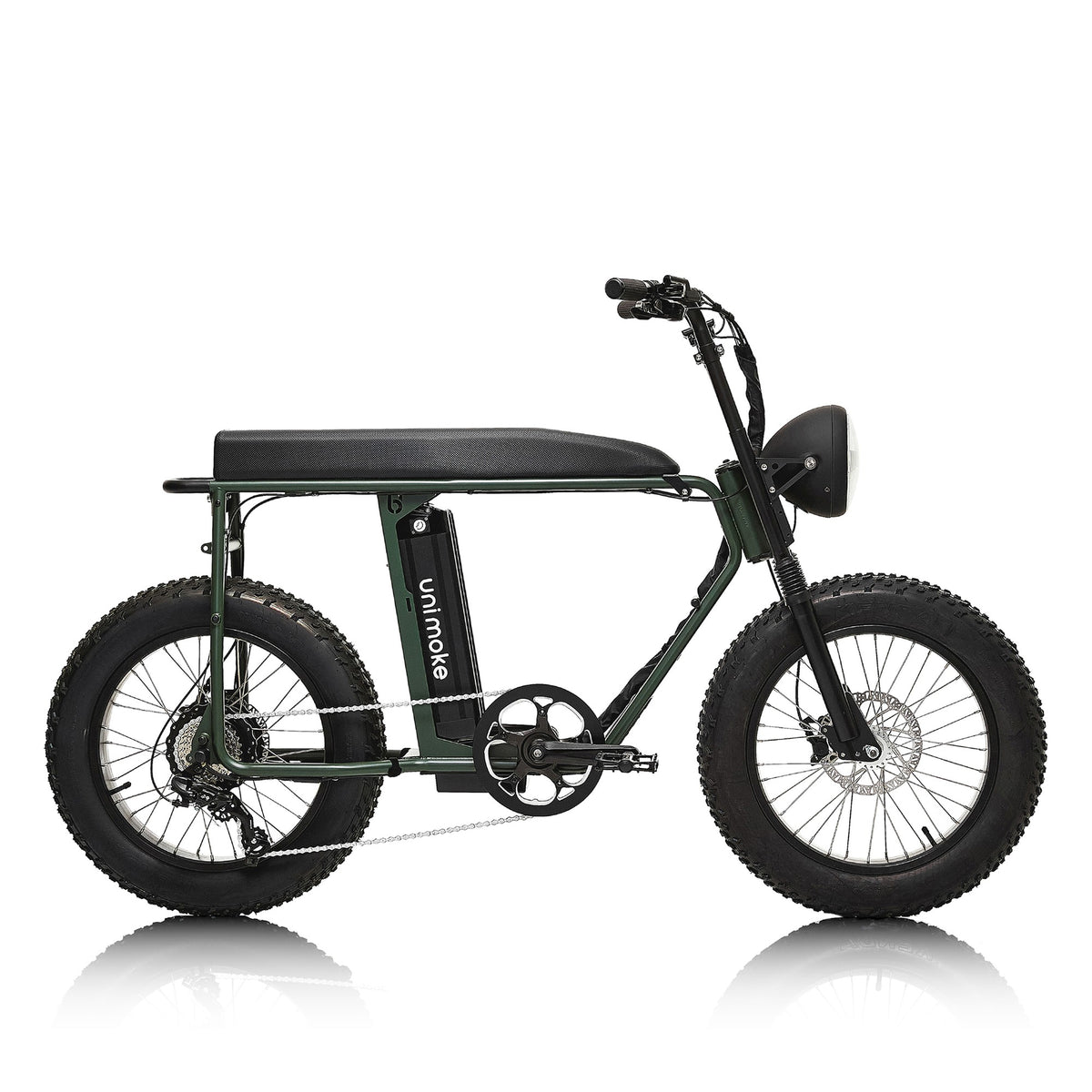 Unimoke MK Army green, side profile