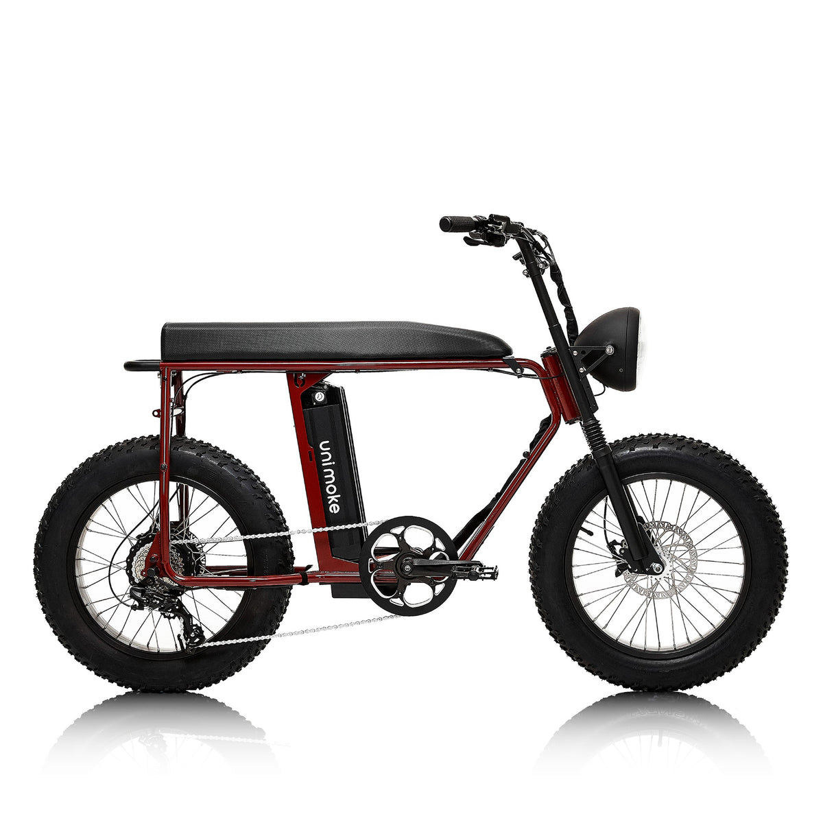 Unimoke MK Wine red, side profile