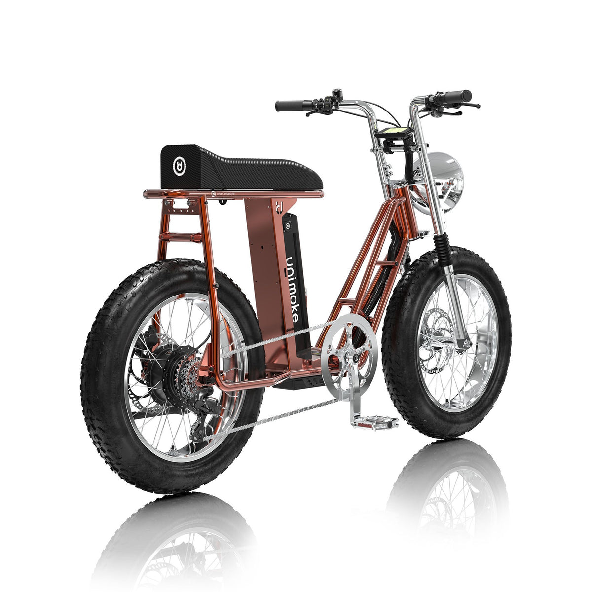 Unimoke SW Clear Coat Flame orange, rear three-quarter view