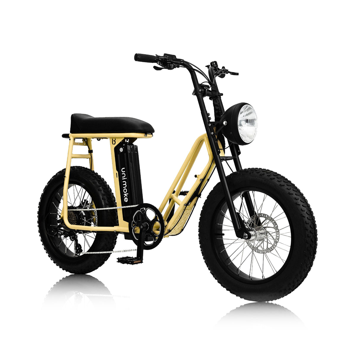 Unimoke SW Desert yellow, front three-quarter view