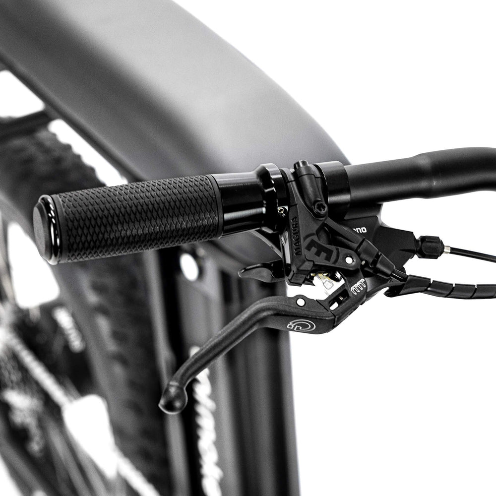 Unimoke SW Matte black, hydraulic brake lever and grip