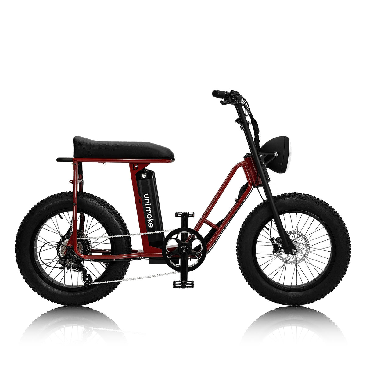 Unimoke SW Wine red, side profile