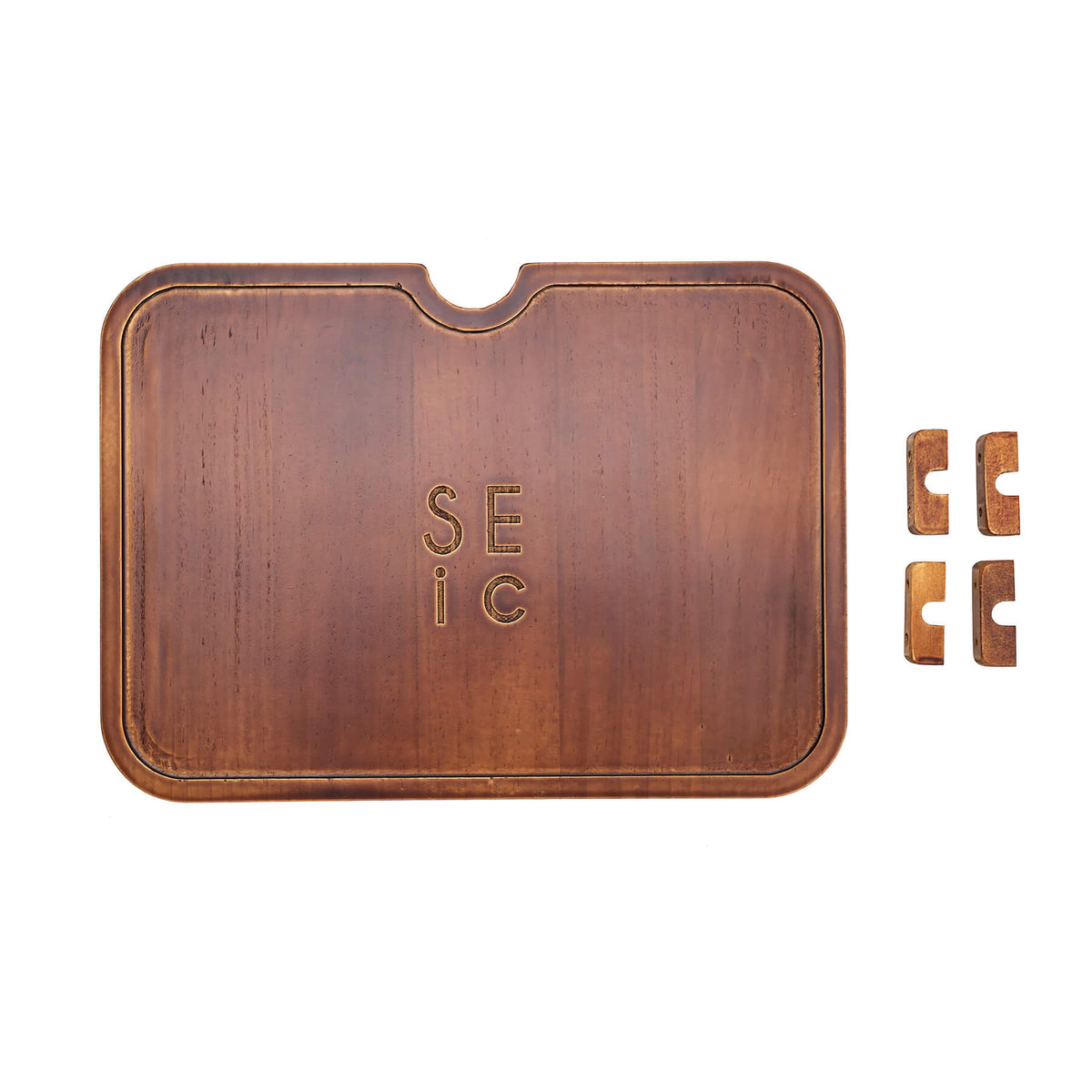 Wooden plate for miniu front rack and front basket,