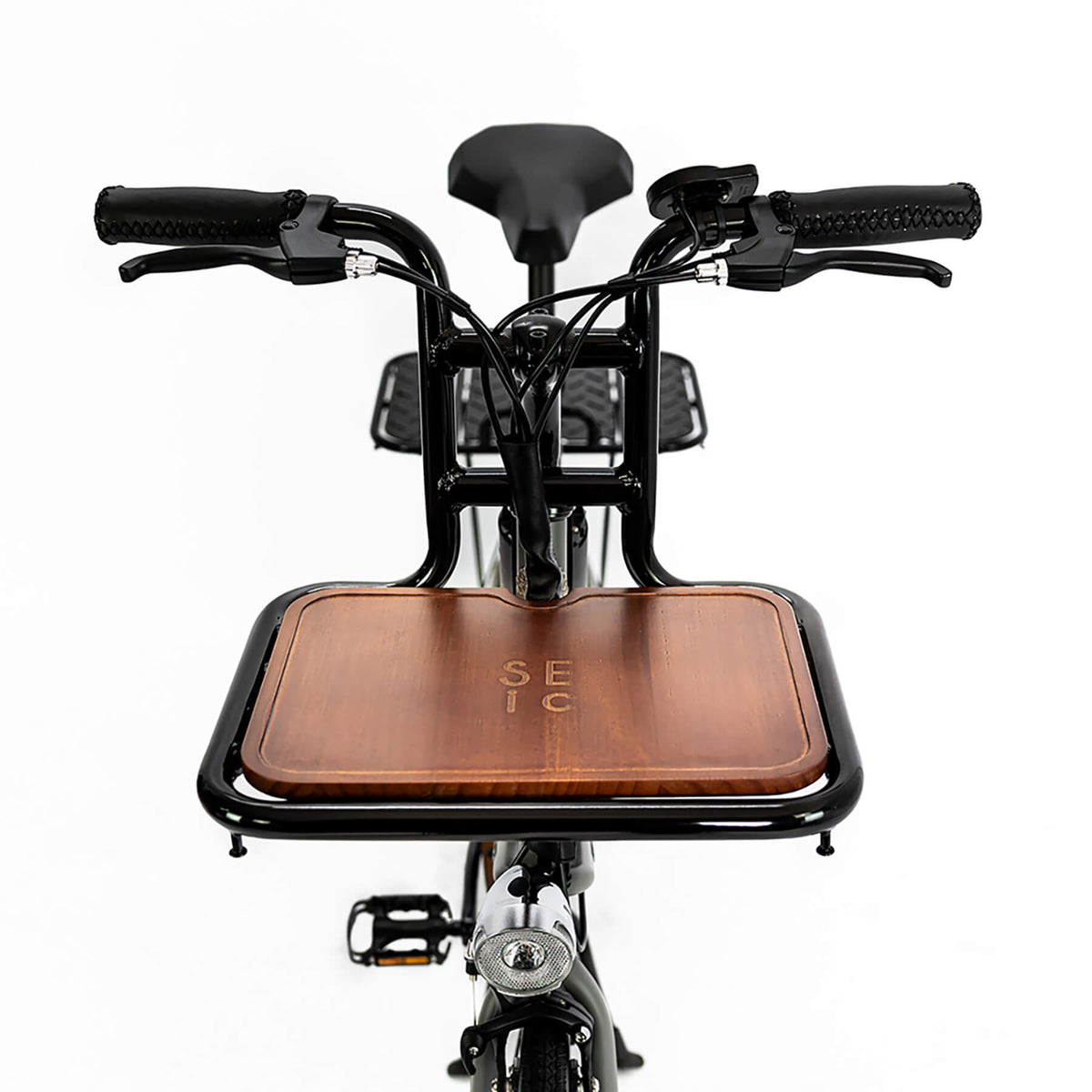 Wooden plate for miniu front rack and front basket,