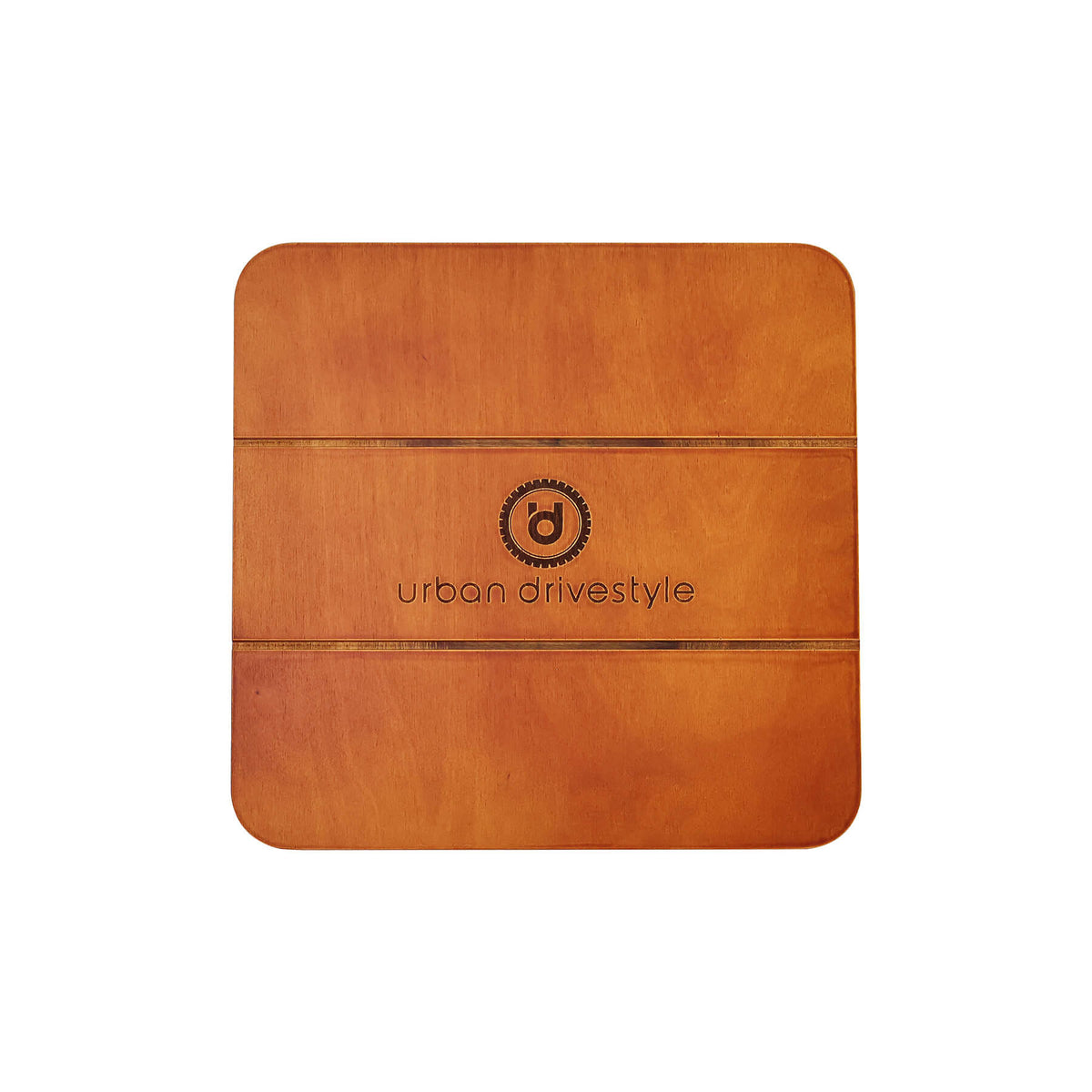 Wooden plate for rear basket